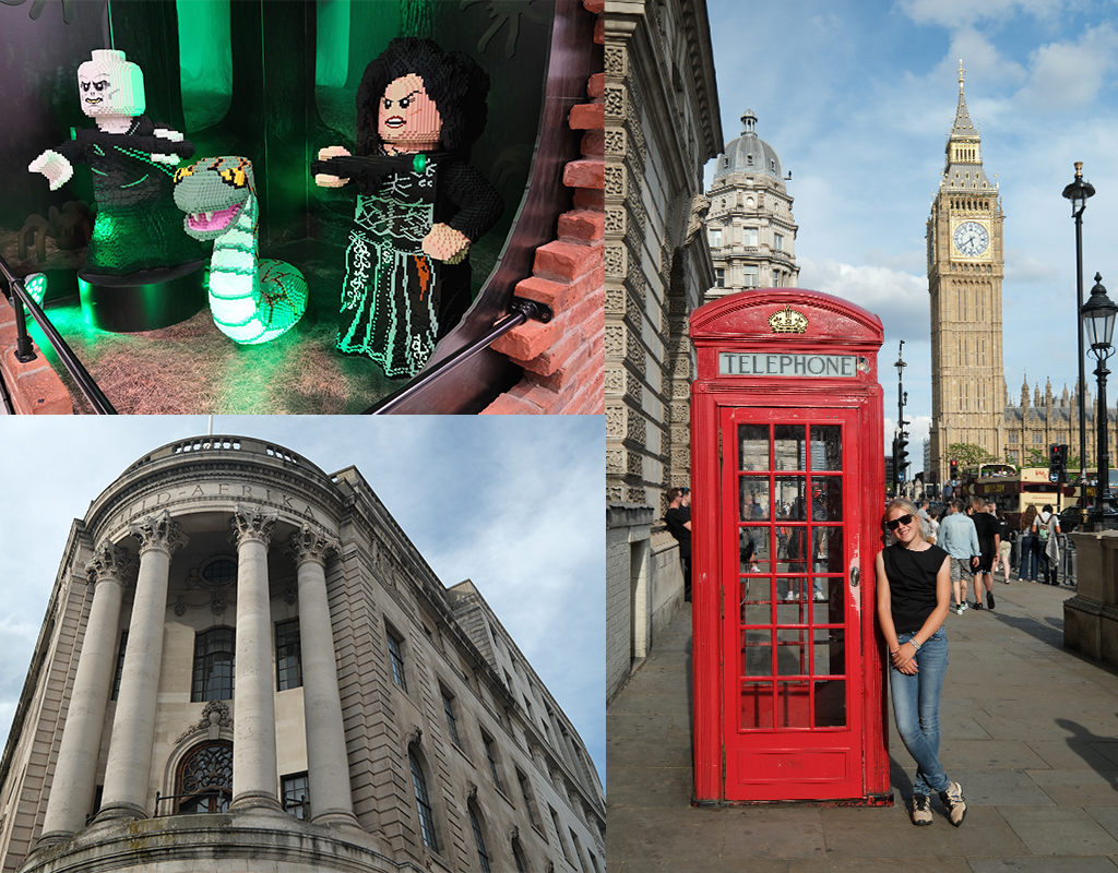 Harry Potter Lego, Goudgrijp en de telefooncel bij Parliament Square