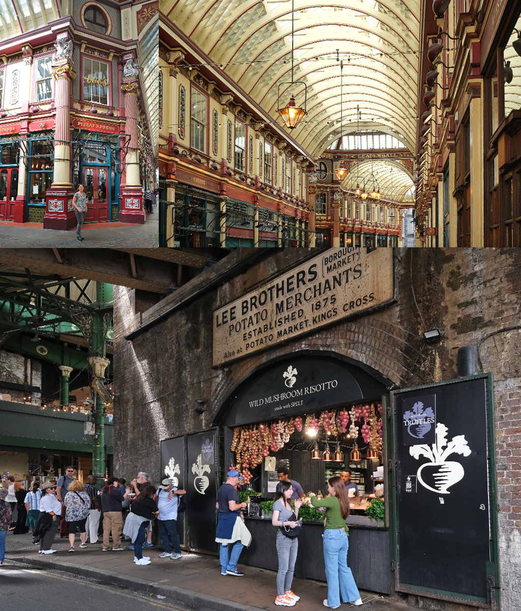 Leadenhall Market en Borough market