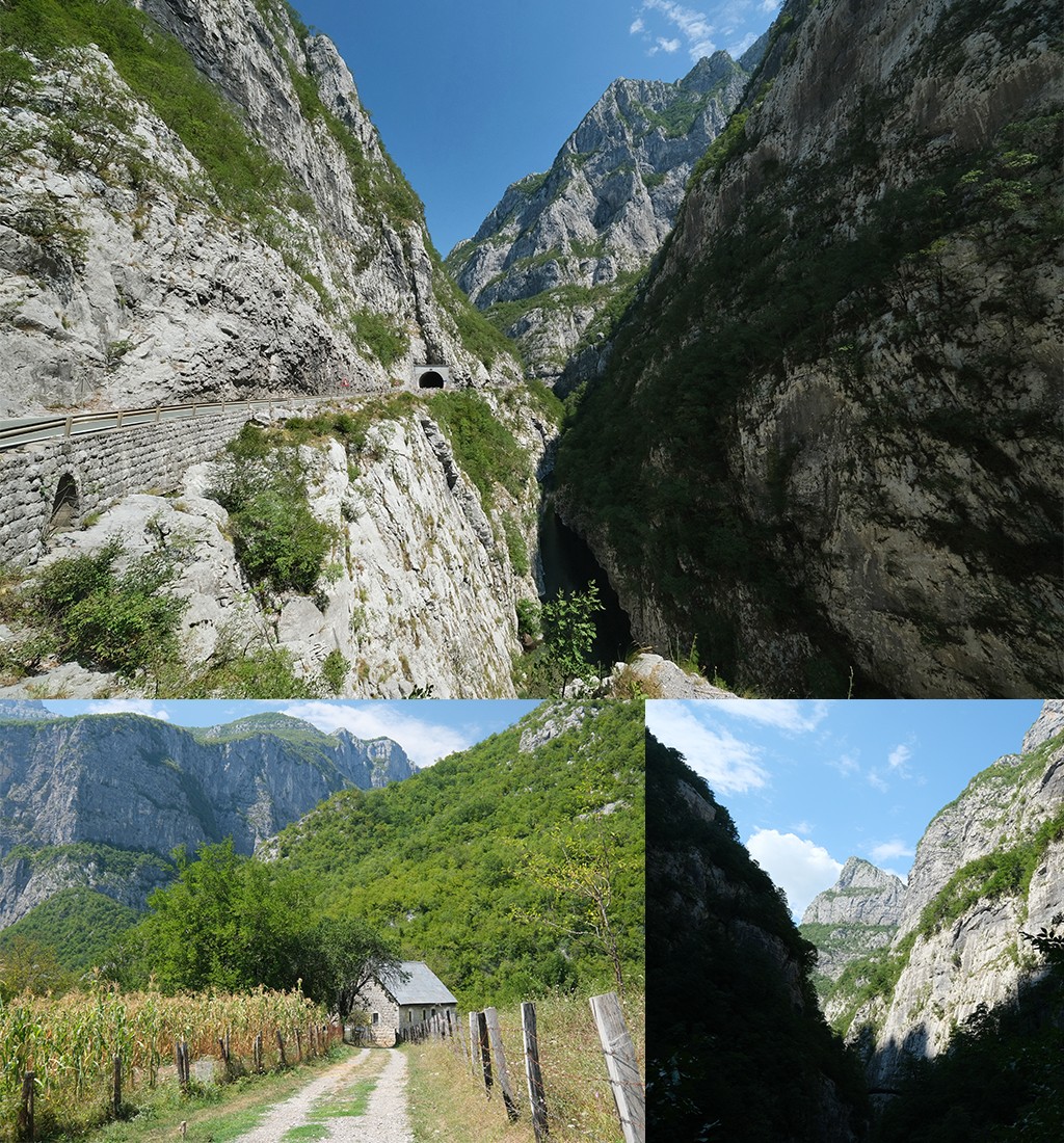 de weg naar Mrtvica Canyon is al mooi