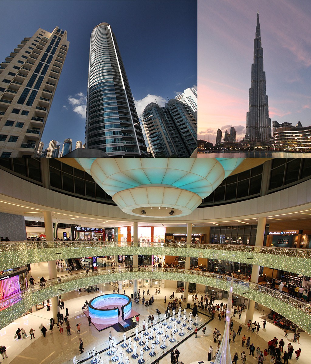 grote afstanden in modern Dubai