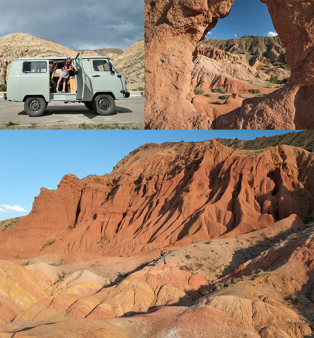 met de UAZ naar Skazka Canyon