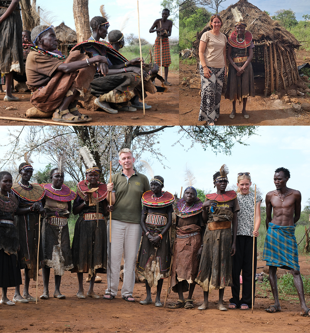 ontvangst Pokot dorpje